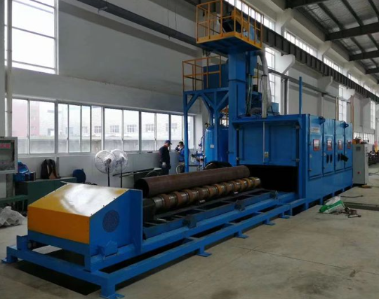 涪陵喷砂机在管道除锈中的现场施工应用